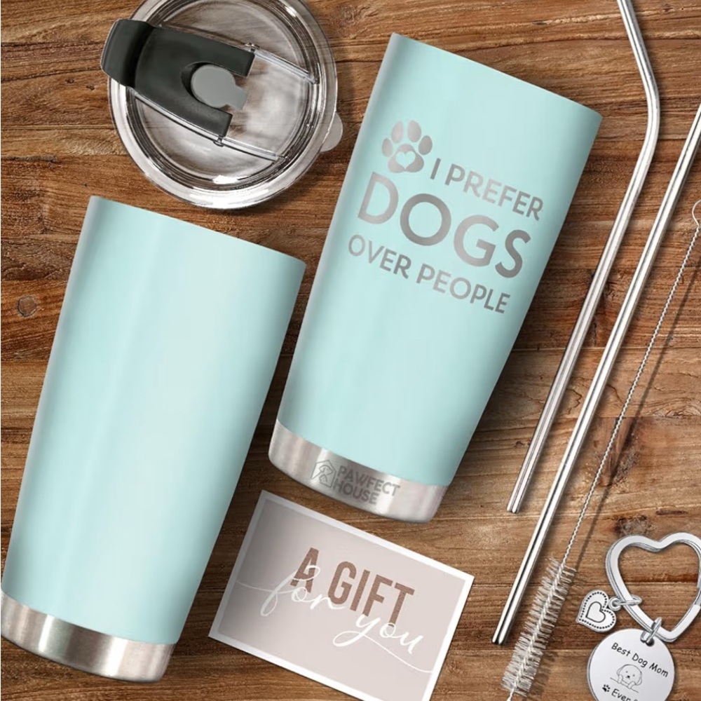 I Prefer Dogs Over People, Funny Coffee Tumbler 20 Oz